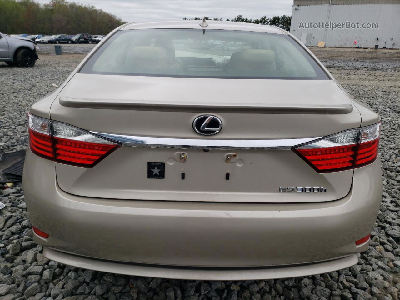 2015 Lexus Es 300h Золотой vin: JTHBW1GG0F2099690