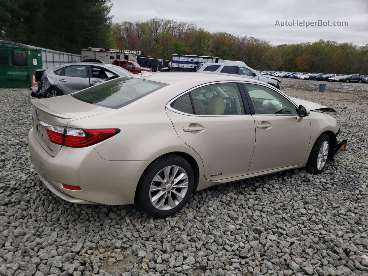 2015 Lexus Es 300h Золотой vin: JTHBW1GG0F2099690