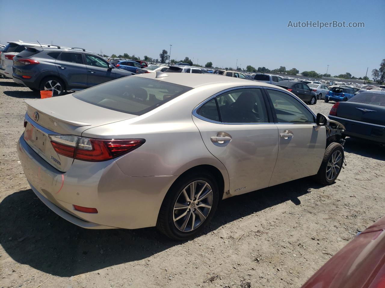 2017 Lexus Es 300h Beige vin: JTHBW1GG0H2133940