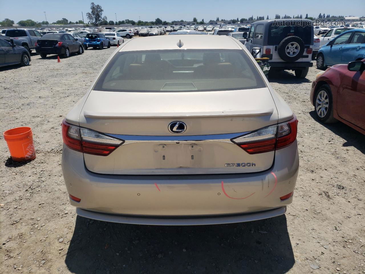 2017 Lexus Es 300h Beige vin: JTHBW1GG0H2133940