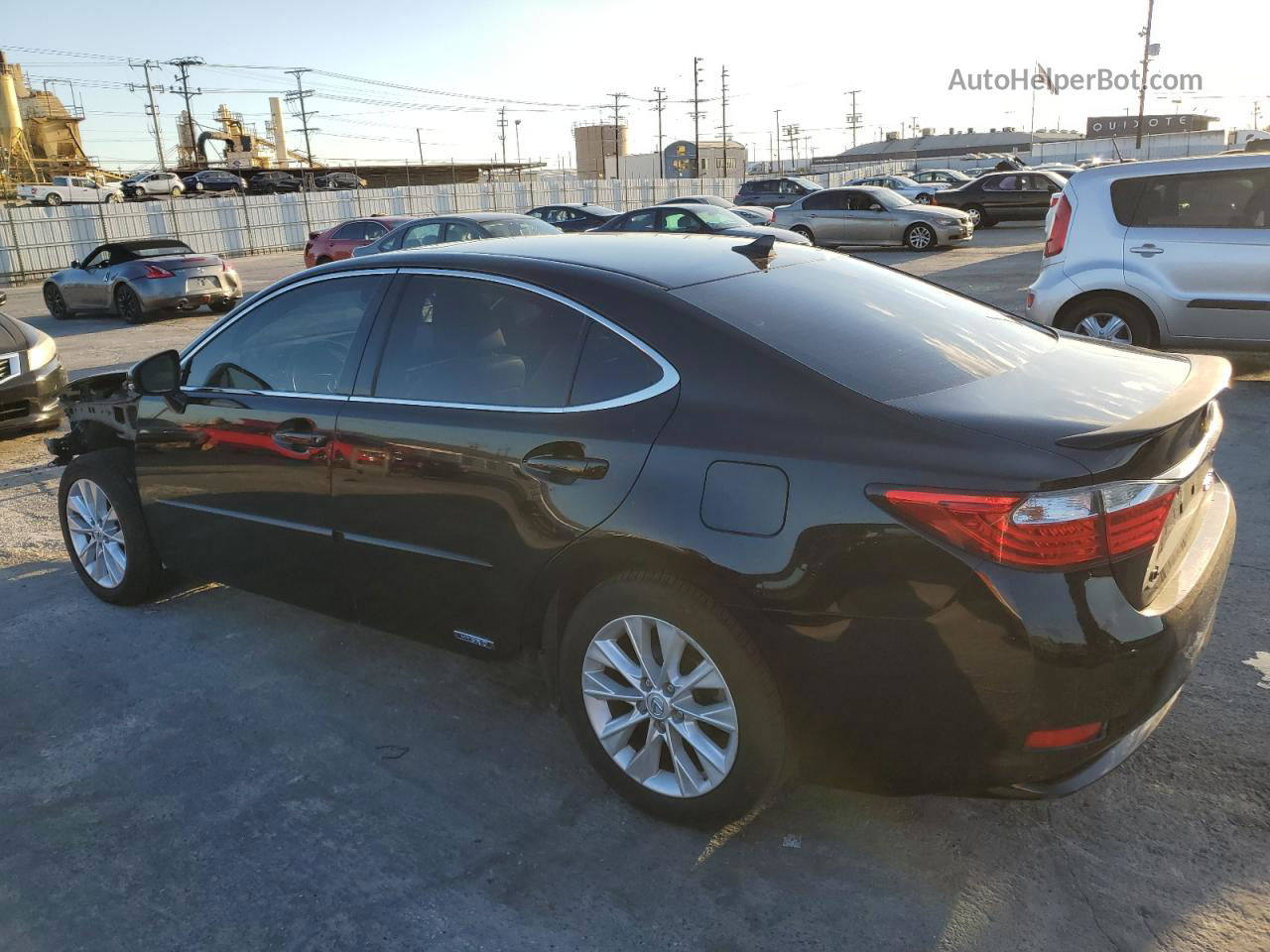 2013 Lexus Es 300h Black vin: JTHBW1GG1D2016166