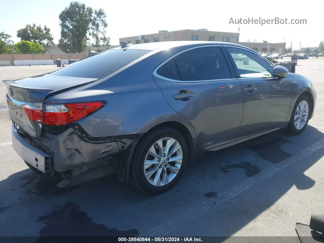 2013 Lexus Es 300h   Gray vin: JTHBW1GG1D2018029