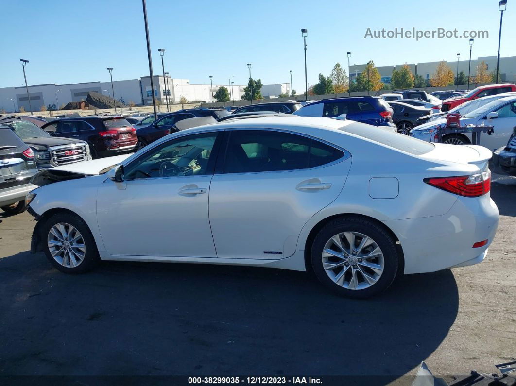 2013 Lexus Es 300h   White vin: JTHBW1GG1D2023005