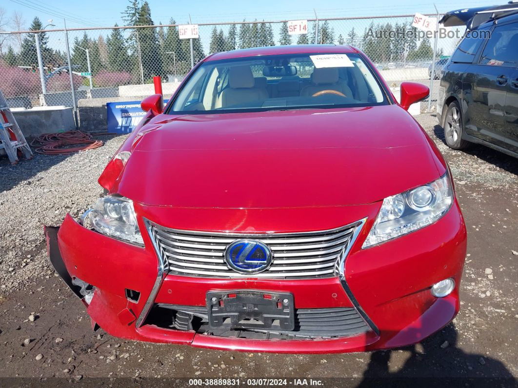 2013 Lexus Es 300h   Красный vin: JTHBW1GG1D2024154