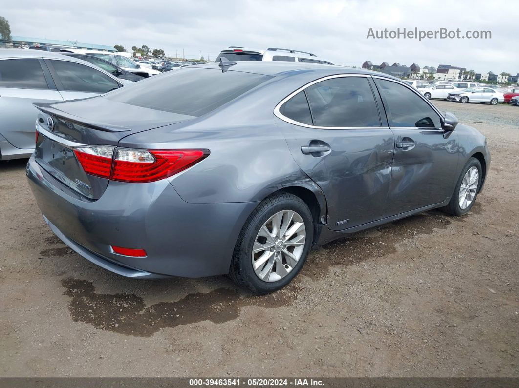 2013 Lexus Es 300h   Gray vin: JTHBW1GG1D2036420