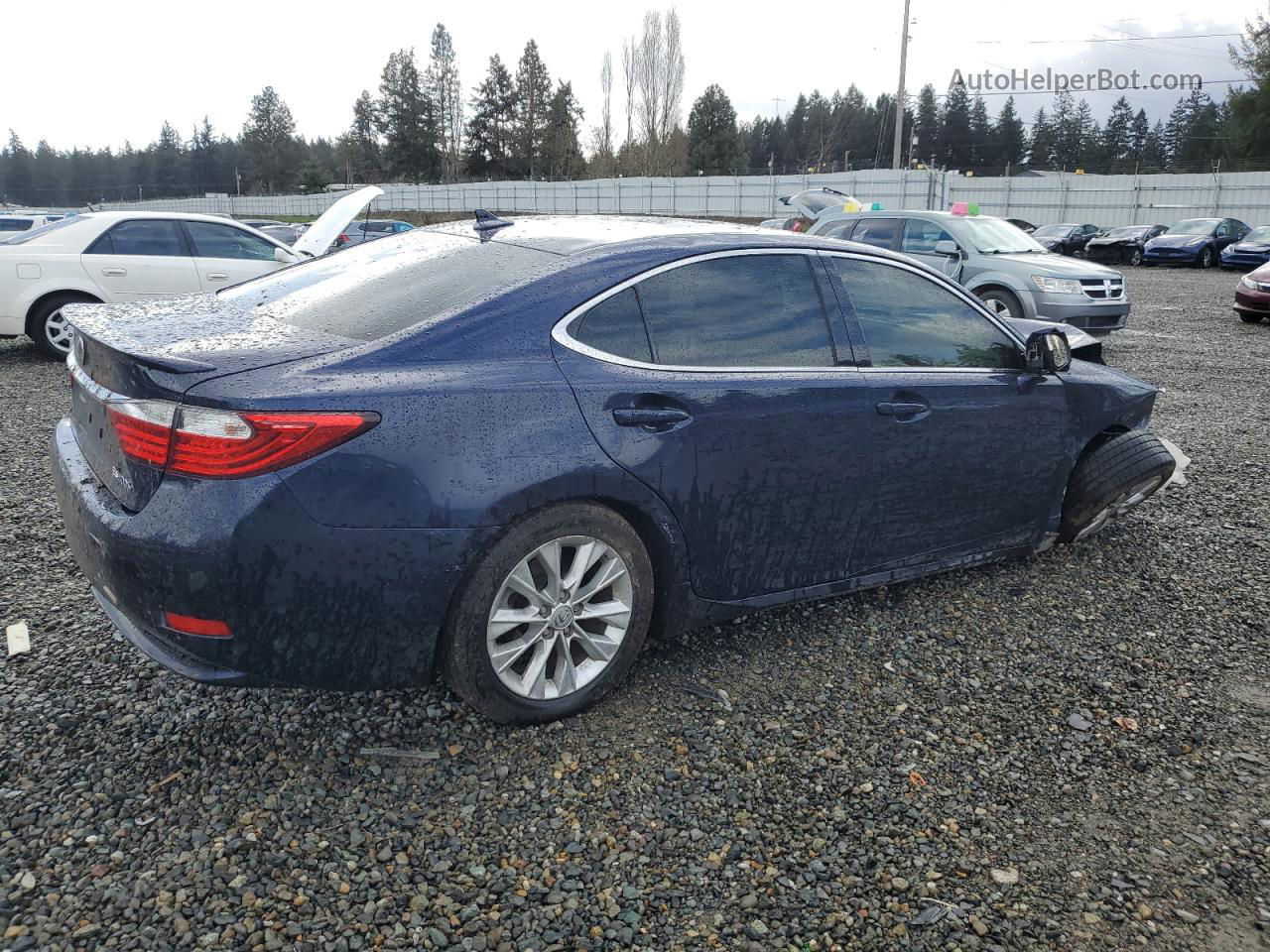 2013 Lexus Es 300h Синий vin: JTHBW1GG1D2036918