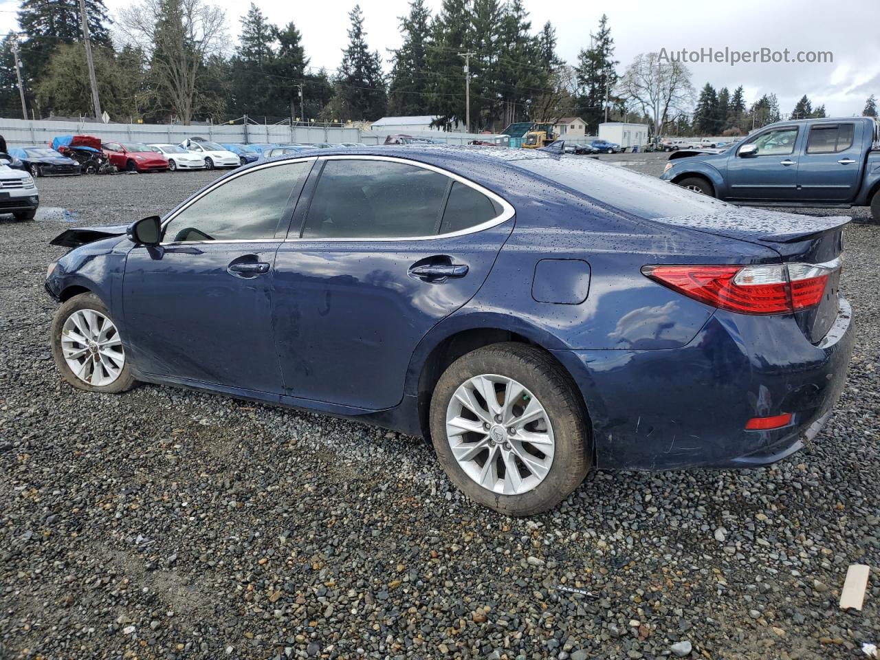 2013 Lexus Es 300h Синий vin: JTHBW1GG1D2036918