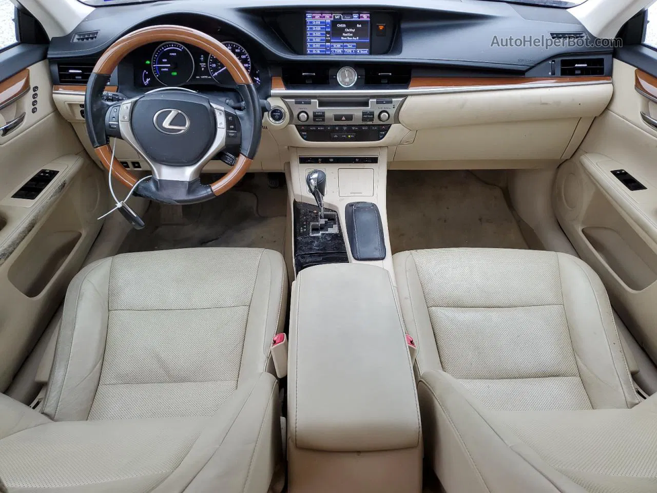 2014 Lexus Es 300h Maroon vin: JTHBW1GG1E2039240