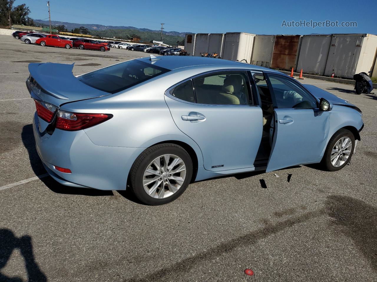 2014 Lexus Es 300h Синий vin: JTHBW1GG1E2049105