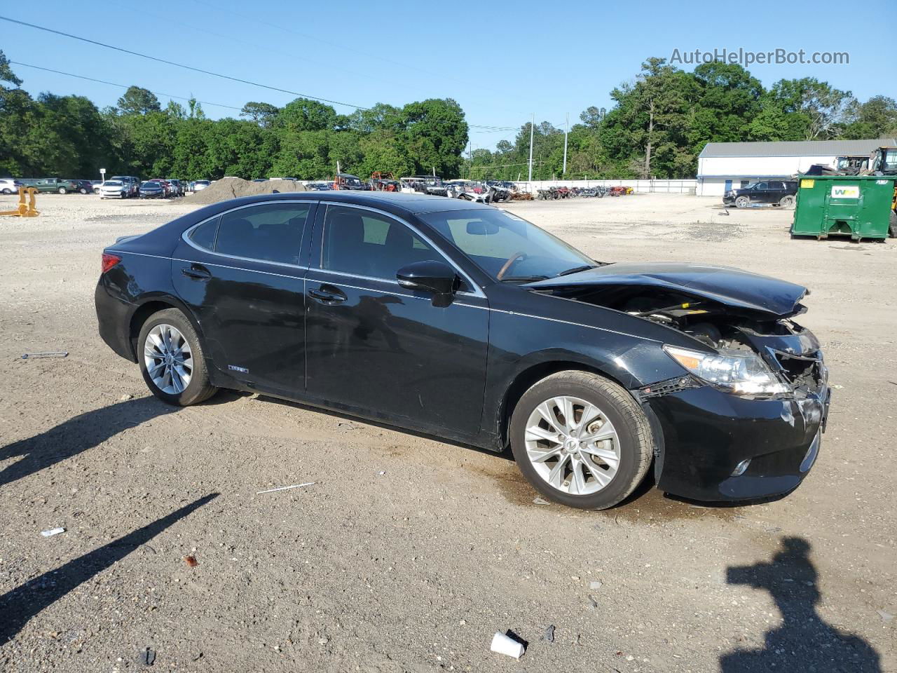 2014 Lexus Es 300h Black vin: JTHBW1GG1E2072576