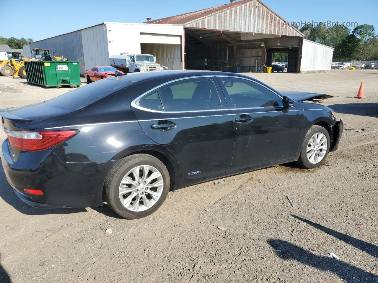 2014 Lexus Es 300h Black vin: JTHBW1GG1E2072576