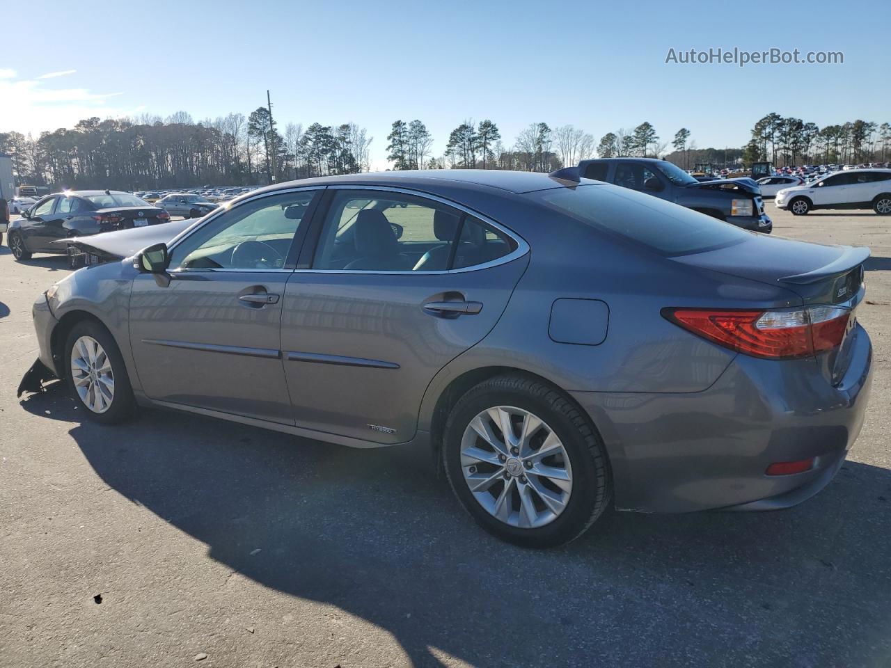 2015 Lexus Es 300h Gray vin: JTHBW1GG1F2085958