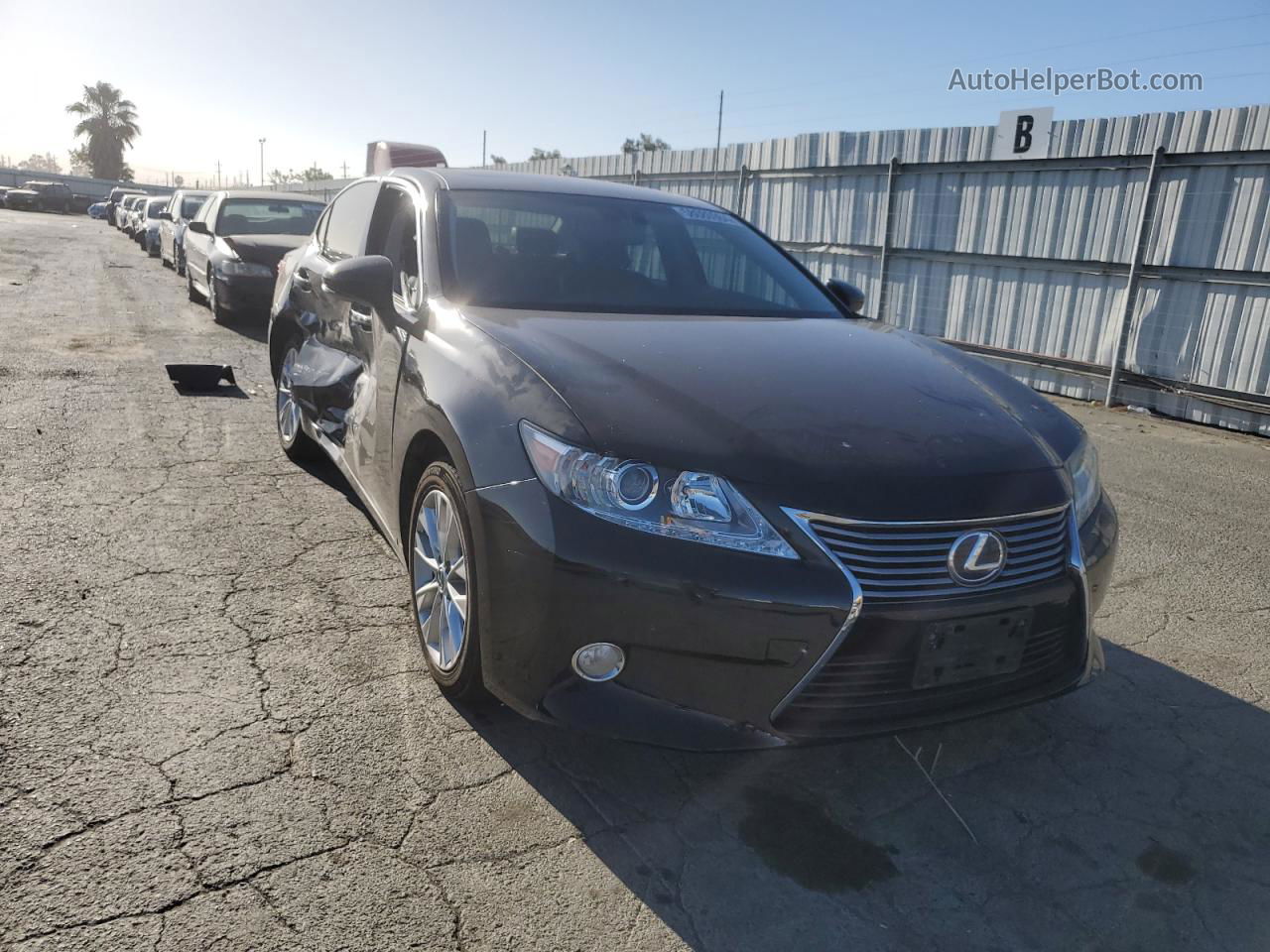 2015 Lexus Es 300h Black vin: JTHBW1GG1F2087323