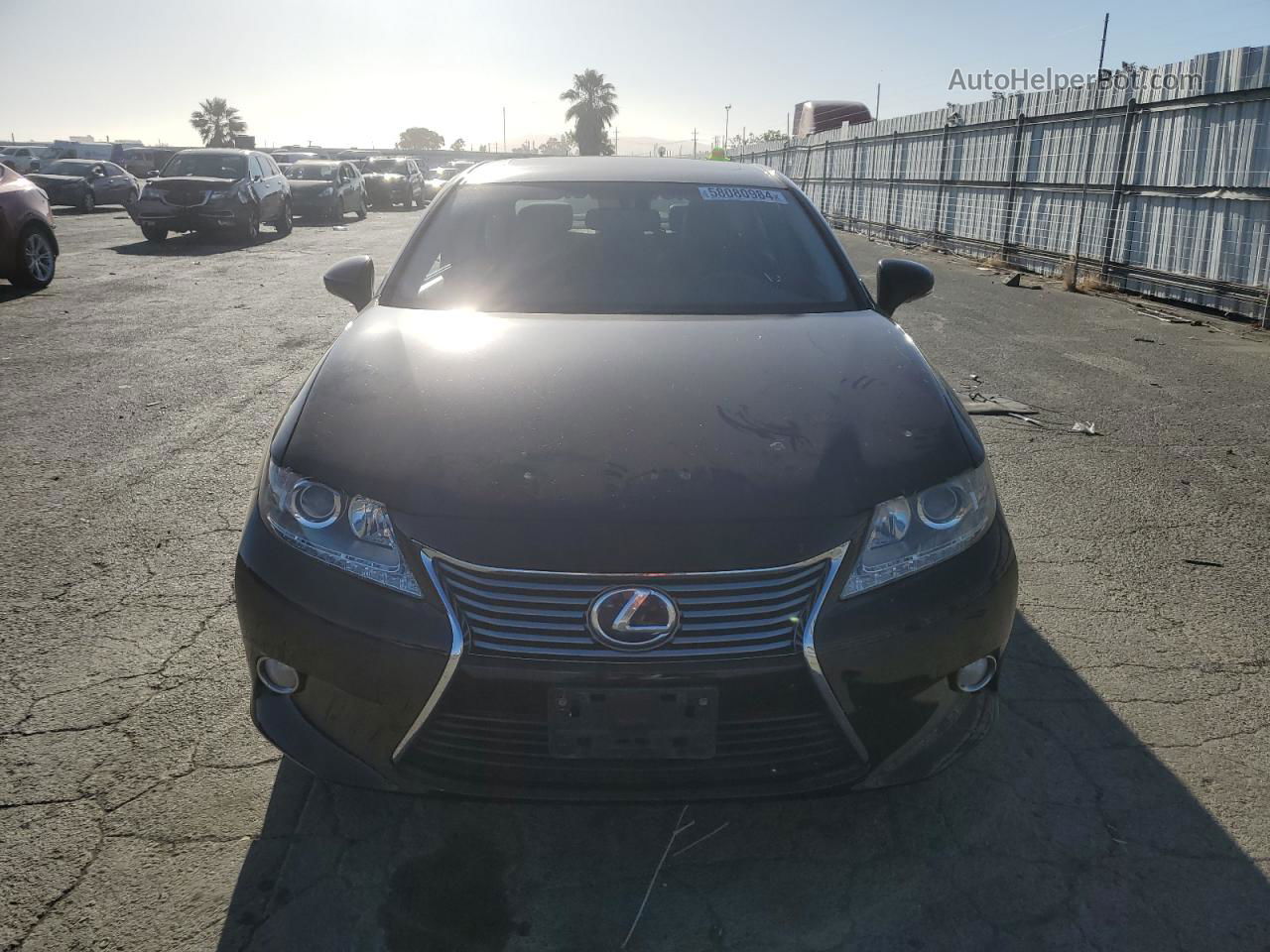 2015 Lexus Es 300h Black vin: JTHBW1GG1F2087323