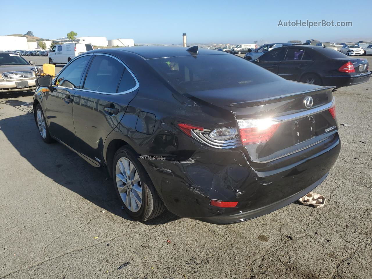 2015 Lexus Es 300h Black vin: JTHBW1GG1F2087323