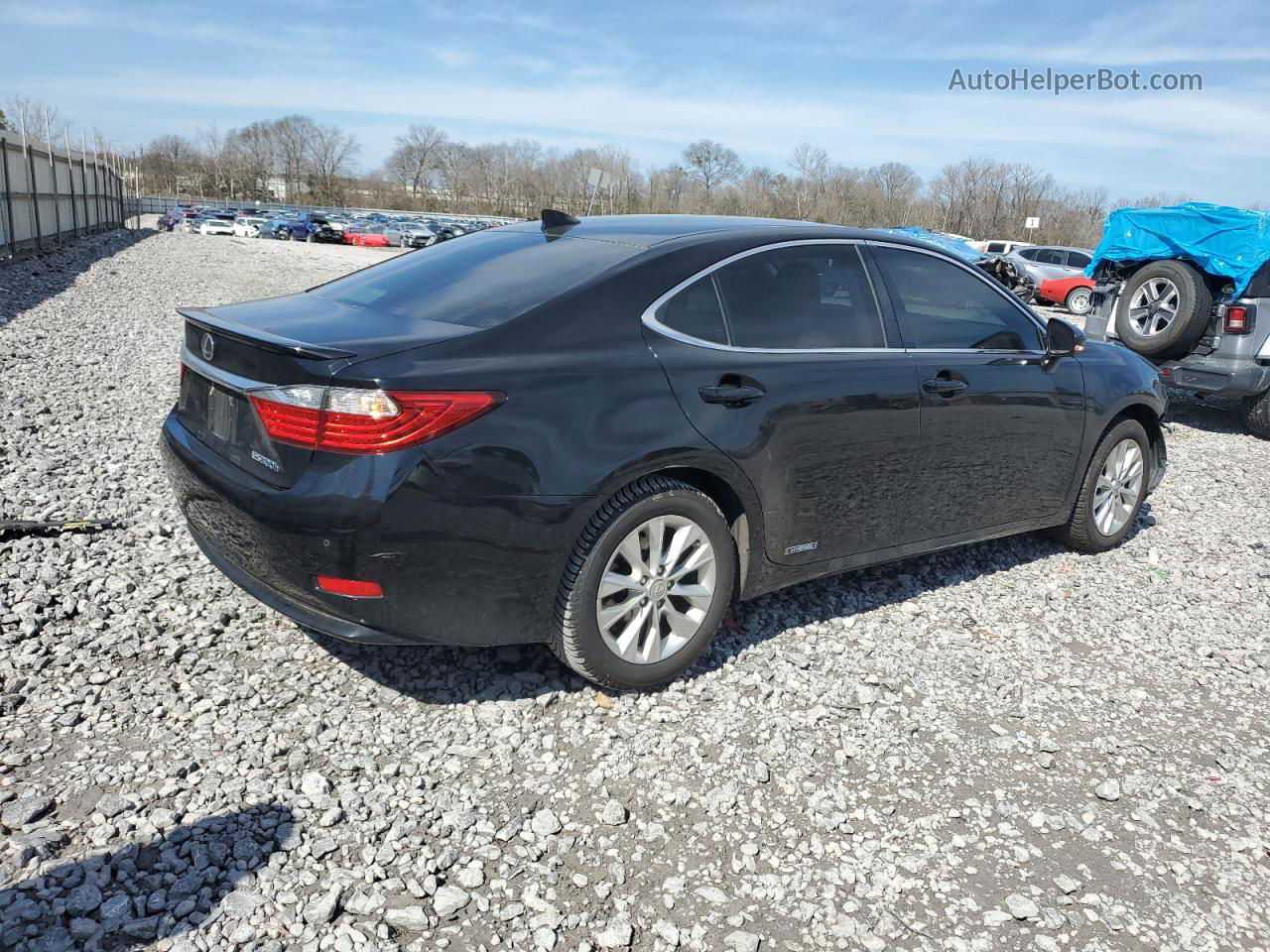 2015 Lexus Es 300h Black vin: JTHBW1GG1F2087547