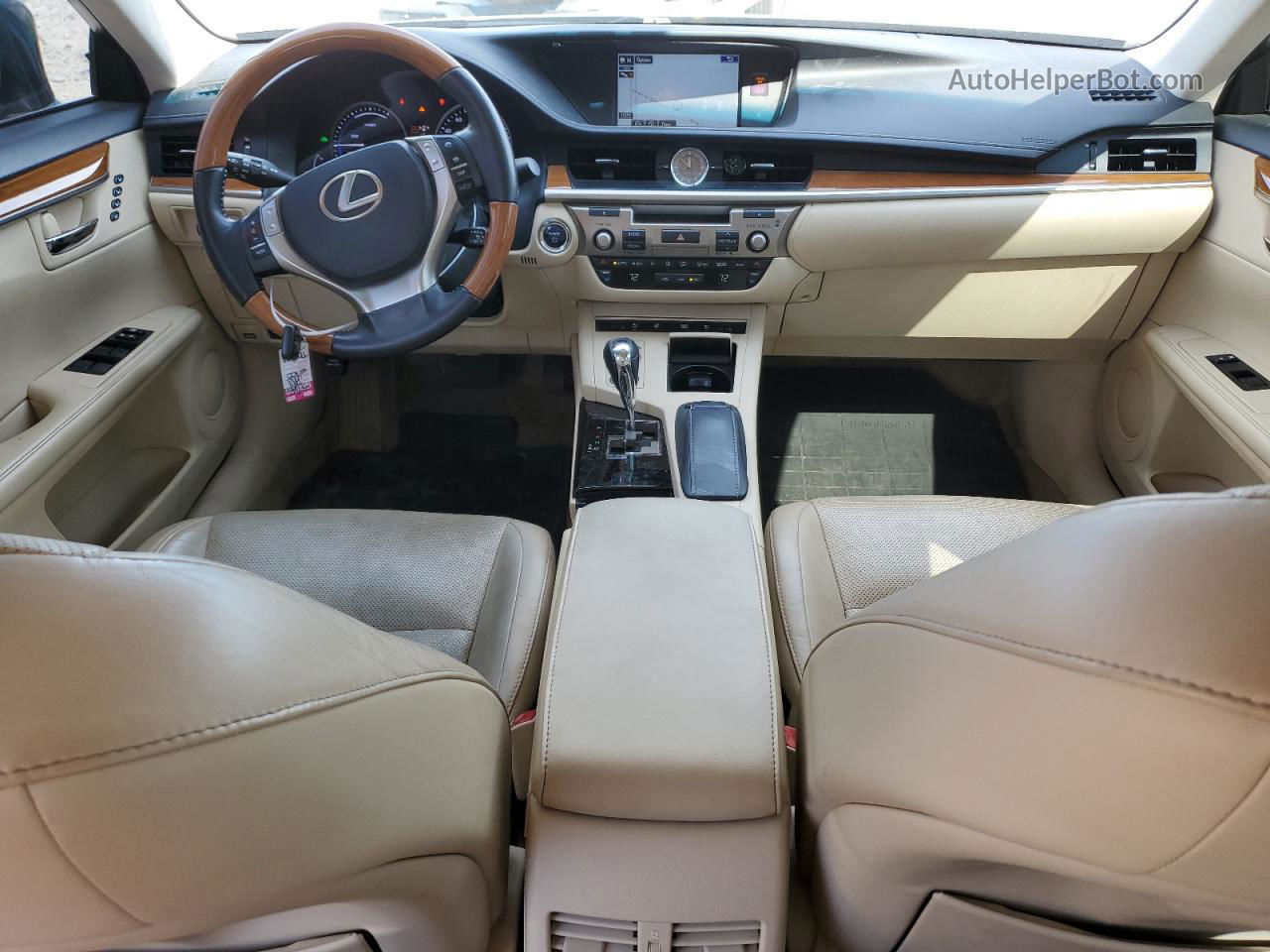 2015 Lexus Es 300h Черный vin: JTHBW1GG1F2087547