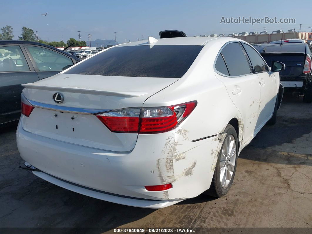 2015 Lexus Es 300h Hybrid White vin: JTHBW1GG1F2092781