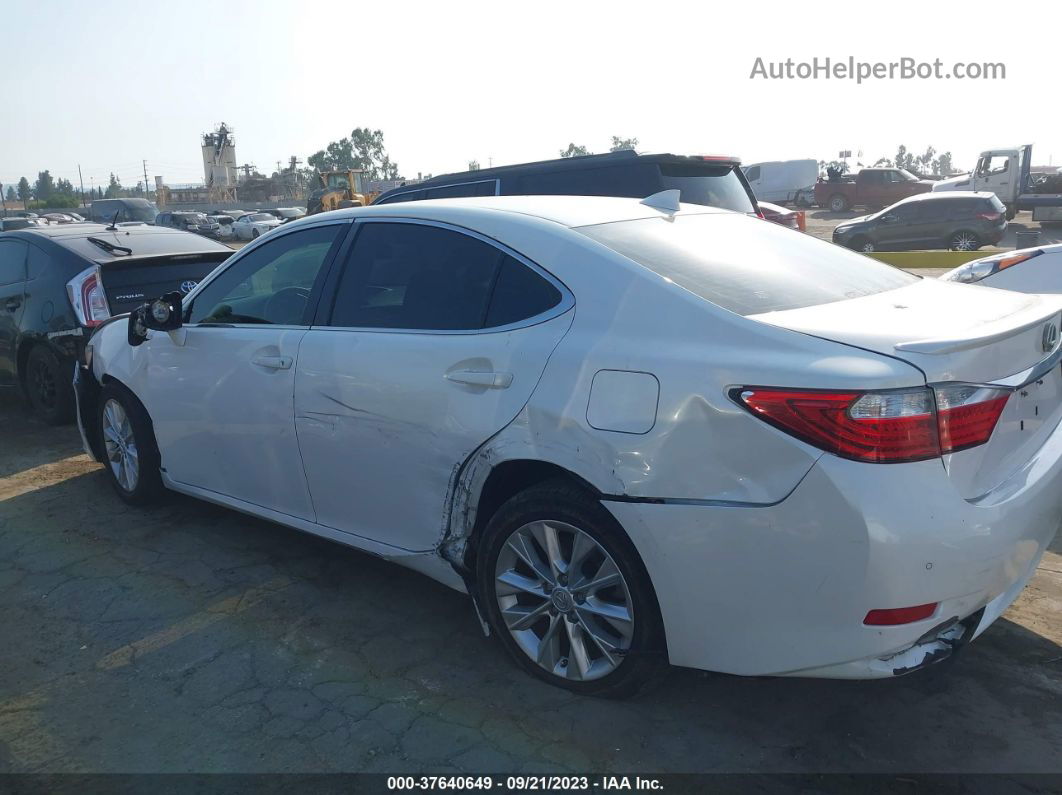 2015 Lexus Es 300h Hybrid White vin: JTHBW1GG1F2092781