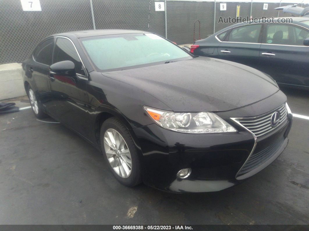 2015 Lexus Es 300h Hybrid Black vin: JTHBW1GG1F2094529