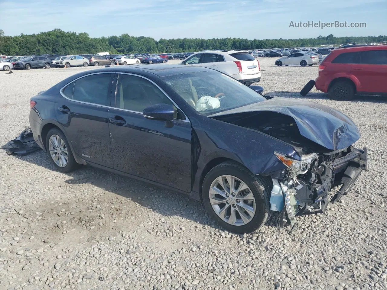 2015 Lexus Es 300h Blue vin: JTHBW1GG1F2100099