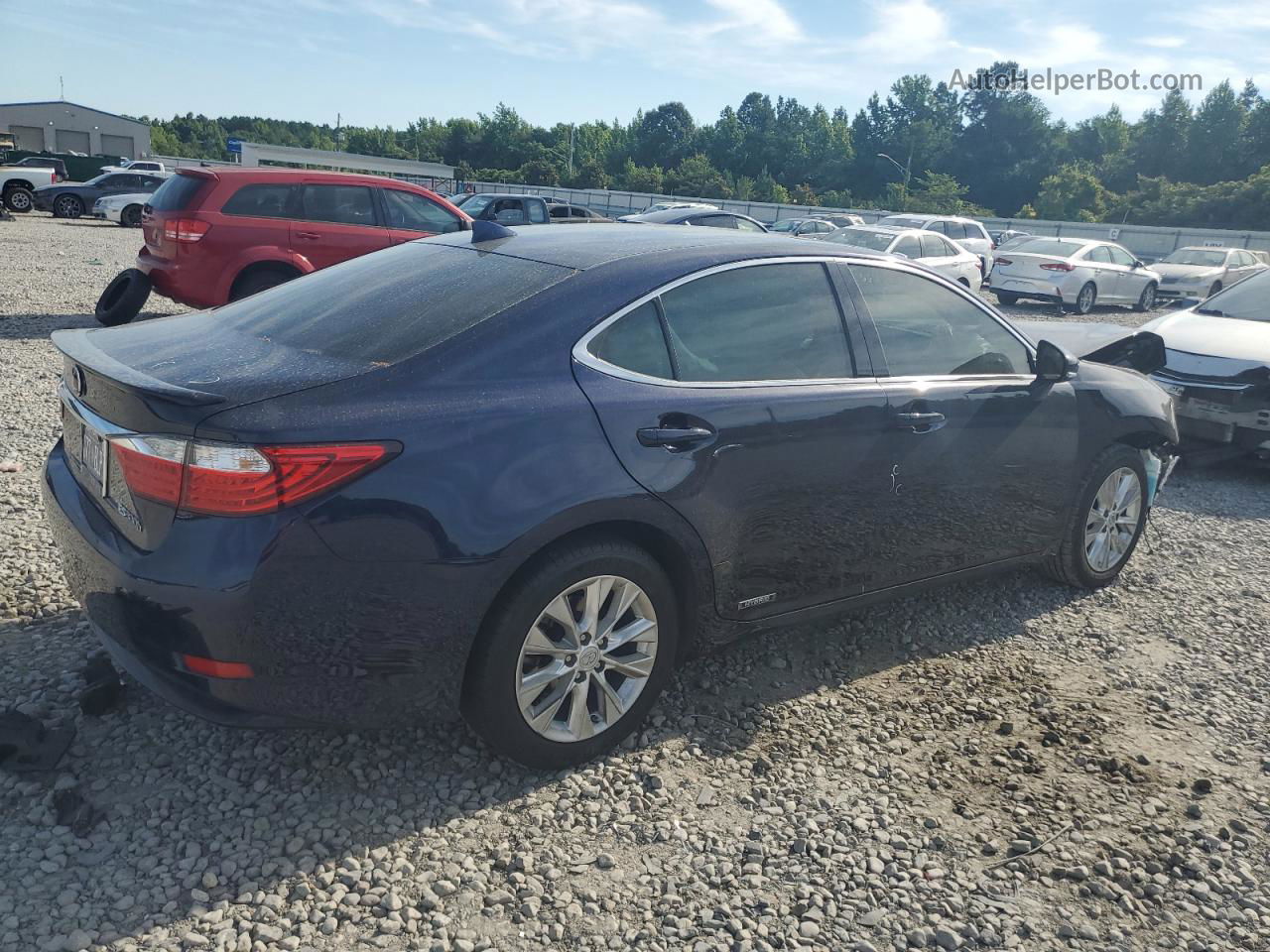 2015 Lexus Es 300h Синий vin: JTHBW1GG1F2100099