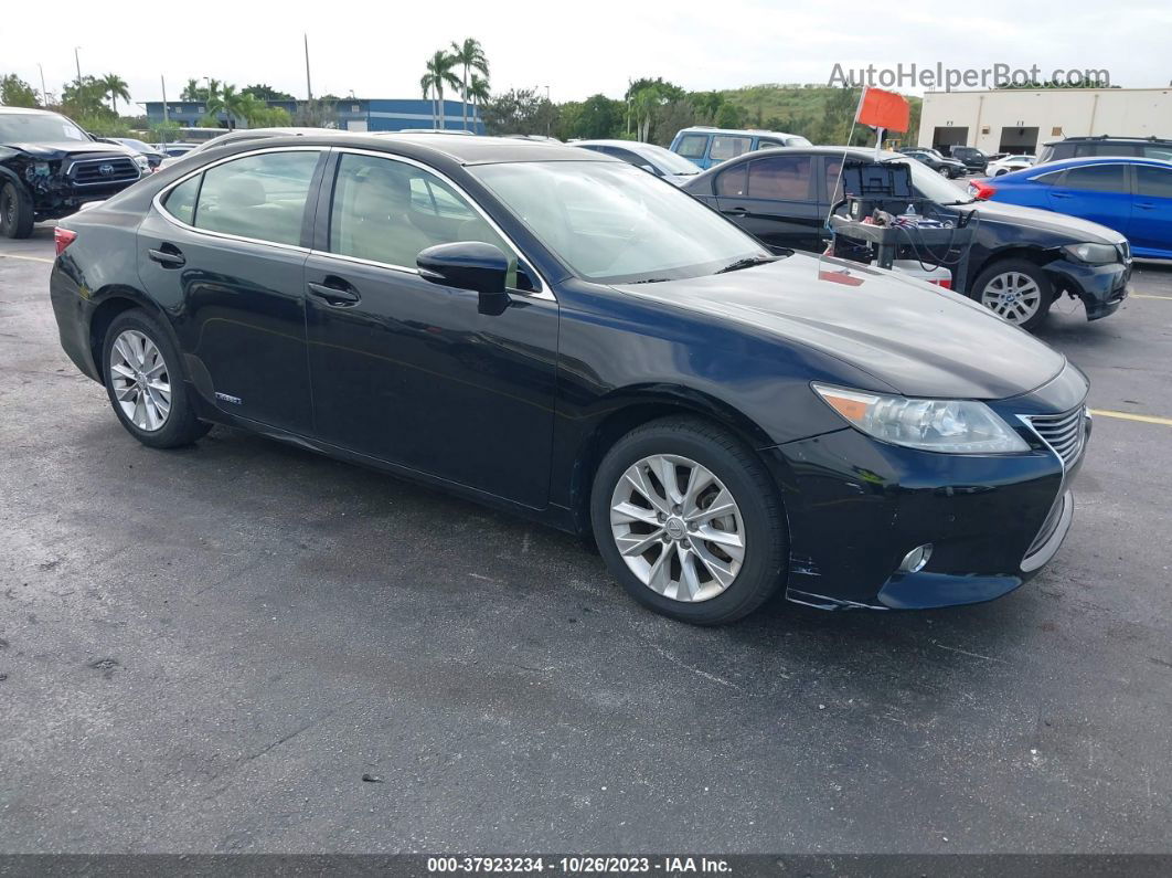 2013 Lexus Es 300h Hybrid Black vin: JTHBW1GG2D2008111