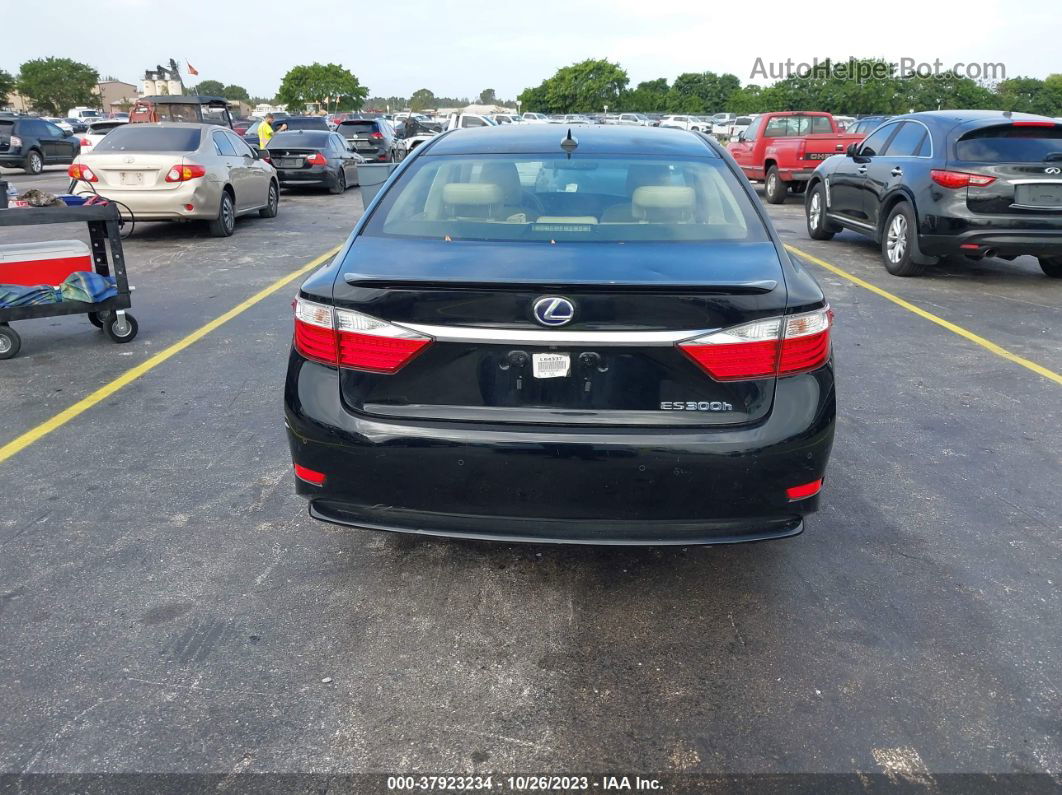 2013 Lexus Es 300h Hybrid Black vin: JTHBW1GG2D2008111