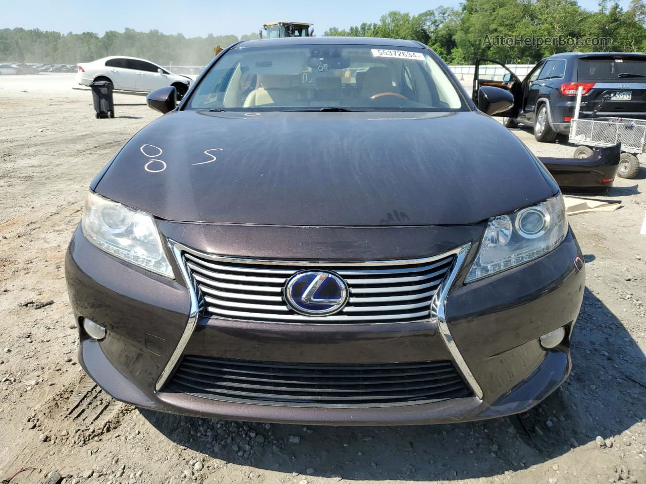 2013 Lexus Es 300h Brown vin: JTHBW1GG2D2008769