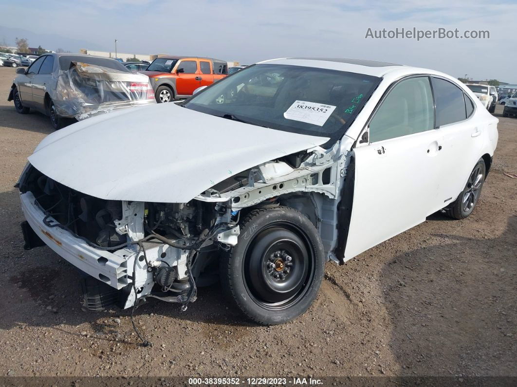 2013 Lexus Es 300h   White vin: JTHBW1GG2D2009338