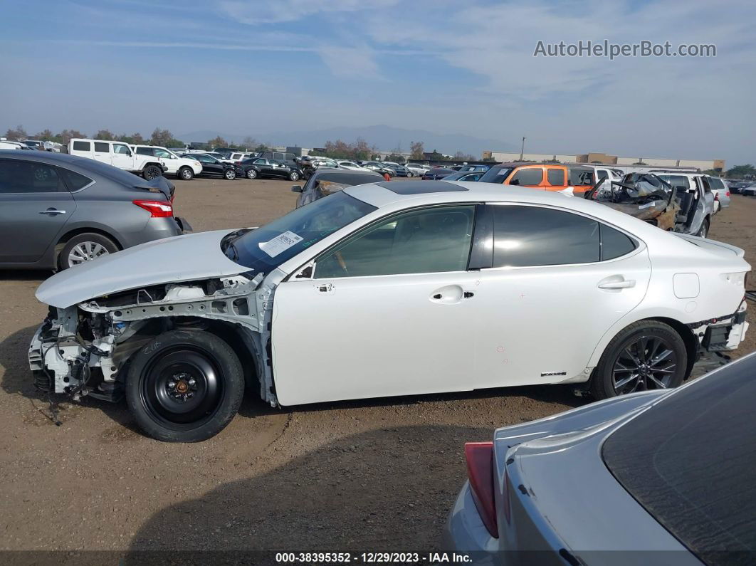 2013 Lexus Es 300h   White vin: JTHBW1GG2D2009338