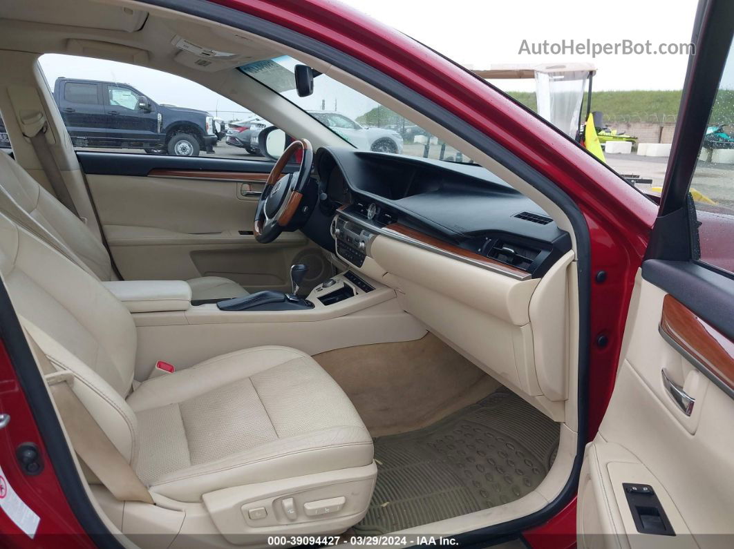 2013 Lexus Es 300h   Красный vin: JTHBW1GG2D2012188