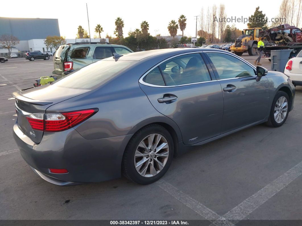 2013 Lexus Es 300h   Gray vin: JTHBW1GG2D2037592