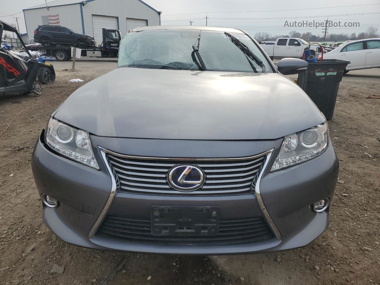 2014 Lexus Es 300h Gray vin: JTHBW1GG2E2046021