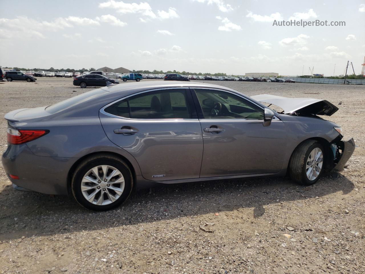 2014 Lexus Es 300h Silver vin: JTHBW1GG2E2075342