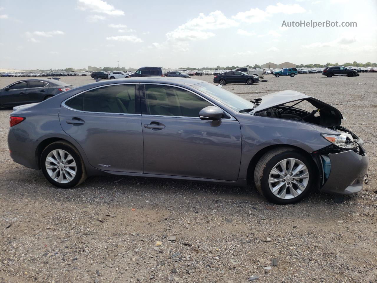 2014 Lexus Es 300h Silver vin: JTHBW1GG2E2075342