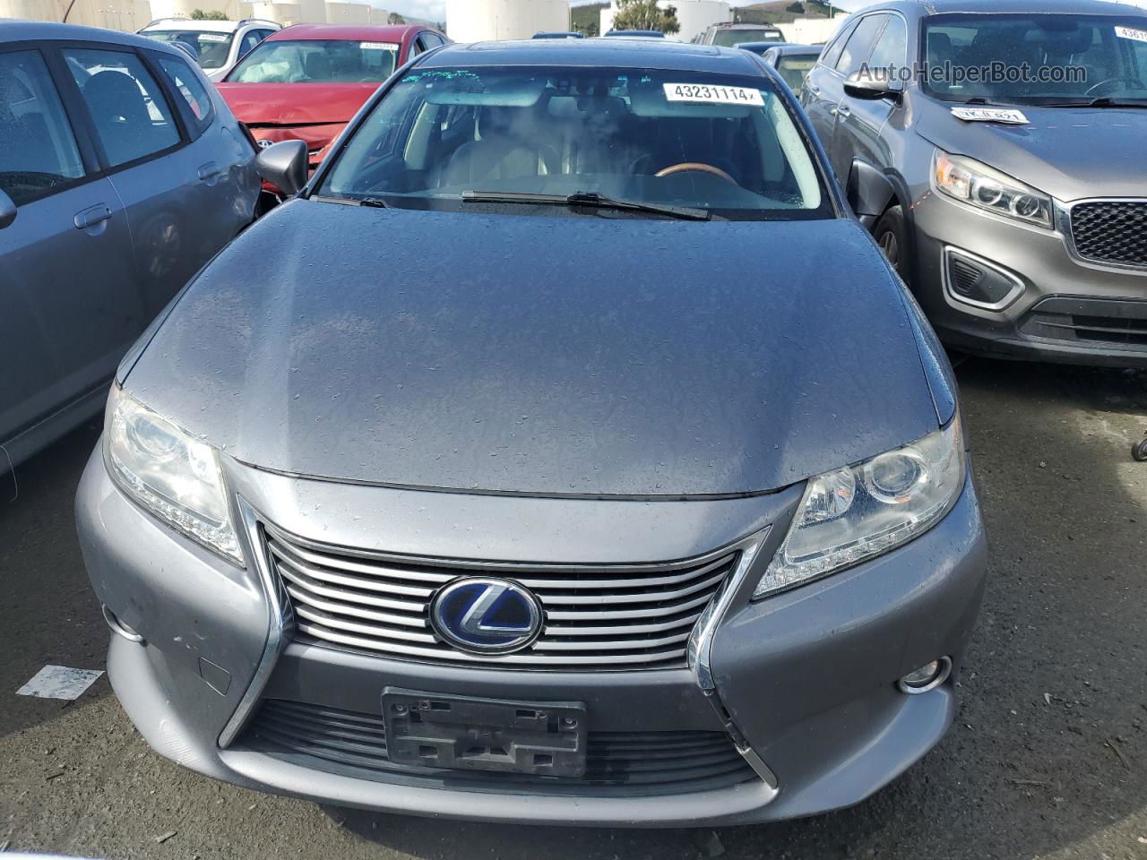 2015 Lexus Es 300h Gray vin: JTHBW1GG2F2082440