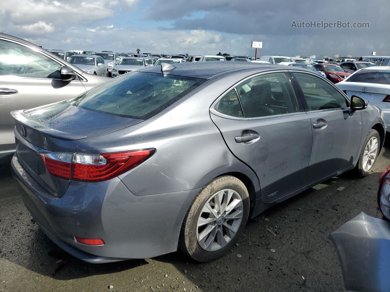 2015 Lexus Es 300h Gray vin: JTHBW1GG2F2082440