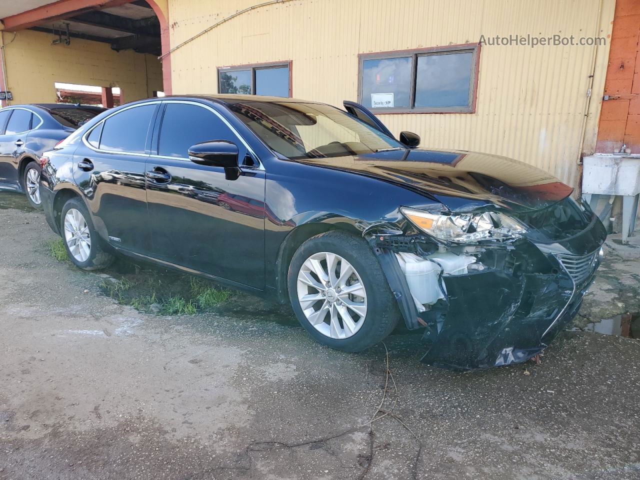 2015 Lexus Es 300h Black vin: JTHBW1GG2F2083930