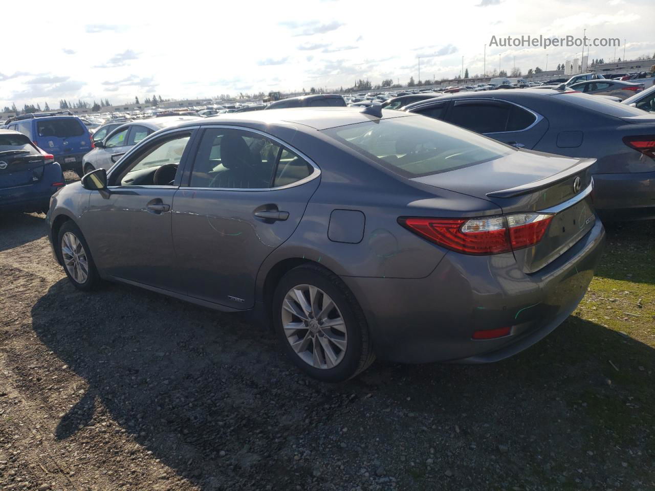 2015 Lexus Es 300h Gray vin: JTHBW1GG2F2084253