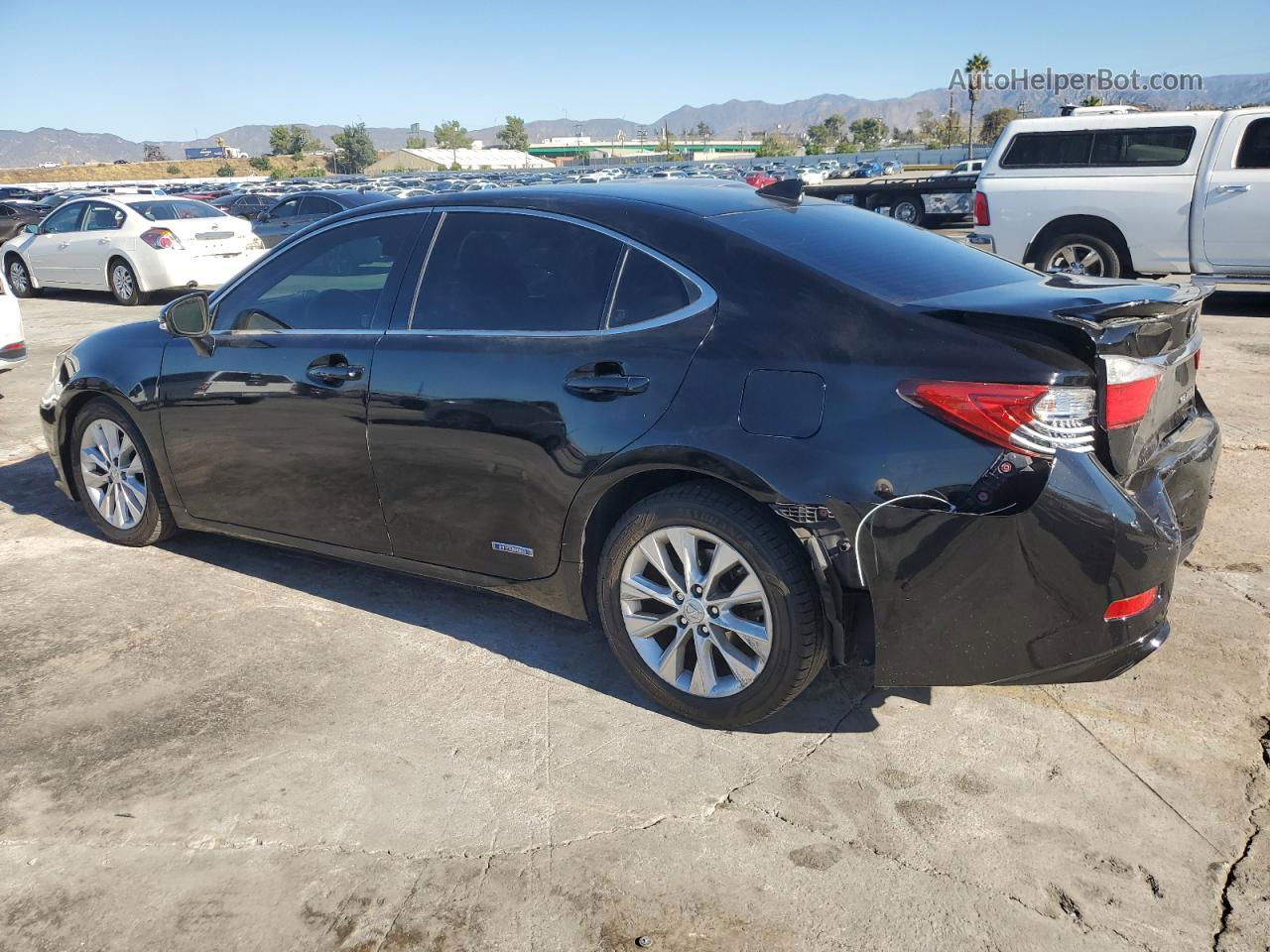 2015 Lexus Es 300h Black vin: JTHBW1GG2F2085595