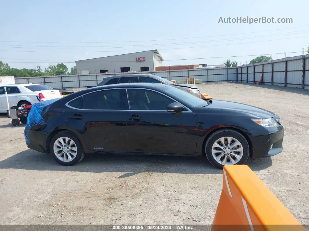 2015 Lexus Es 300h   Black vin: JTHBW1GG2F2093907