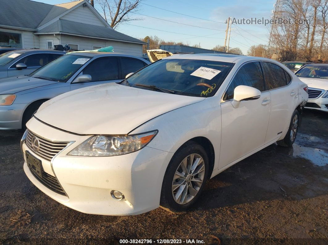 2015 Lexus Es 300h   White vin: JTHBW1GG2F2098928