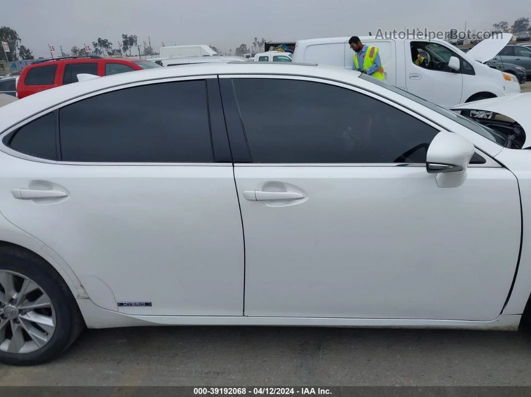 2015 Lexus Es 300h   White vin: JTHBW1GG2F2099741