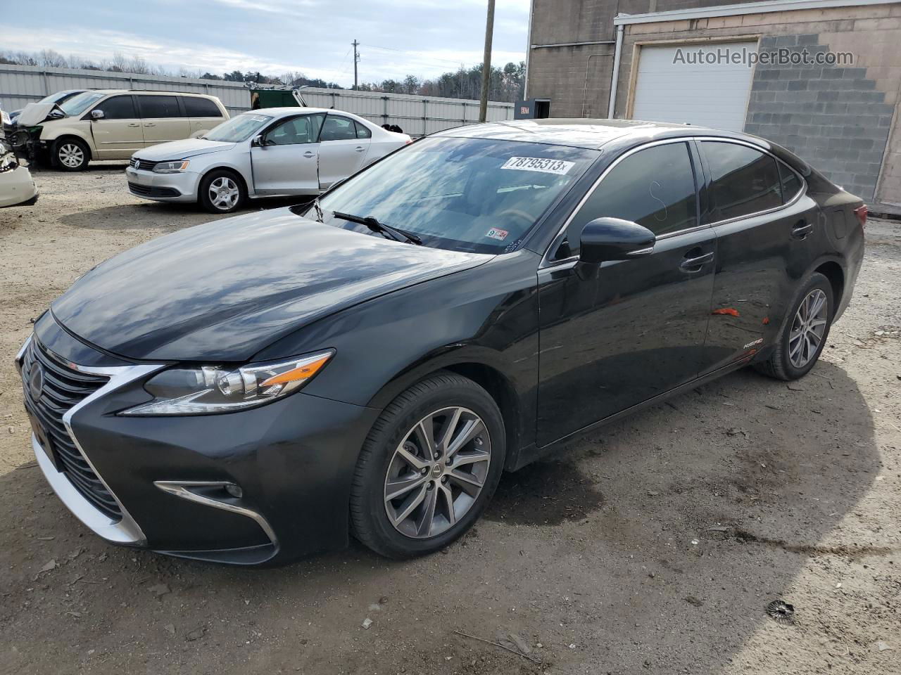 2016 Lexus Es 300h Black vin: JTHBW1GG2G2106088