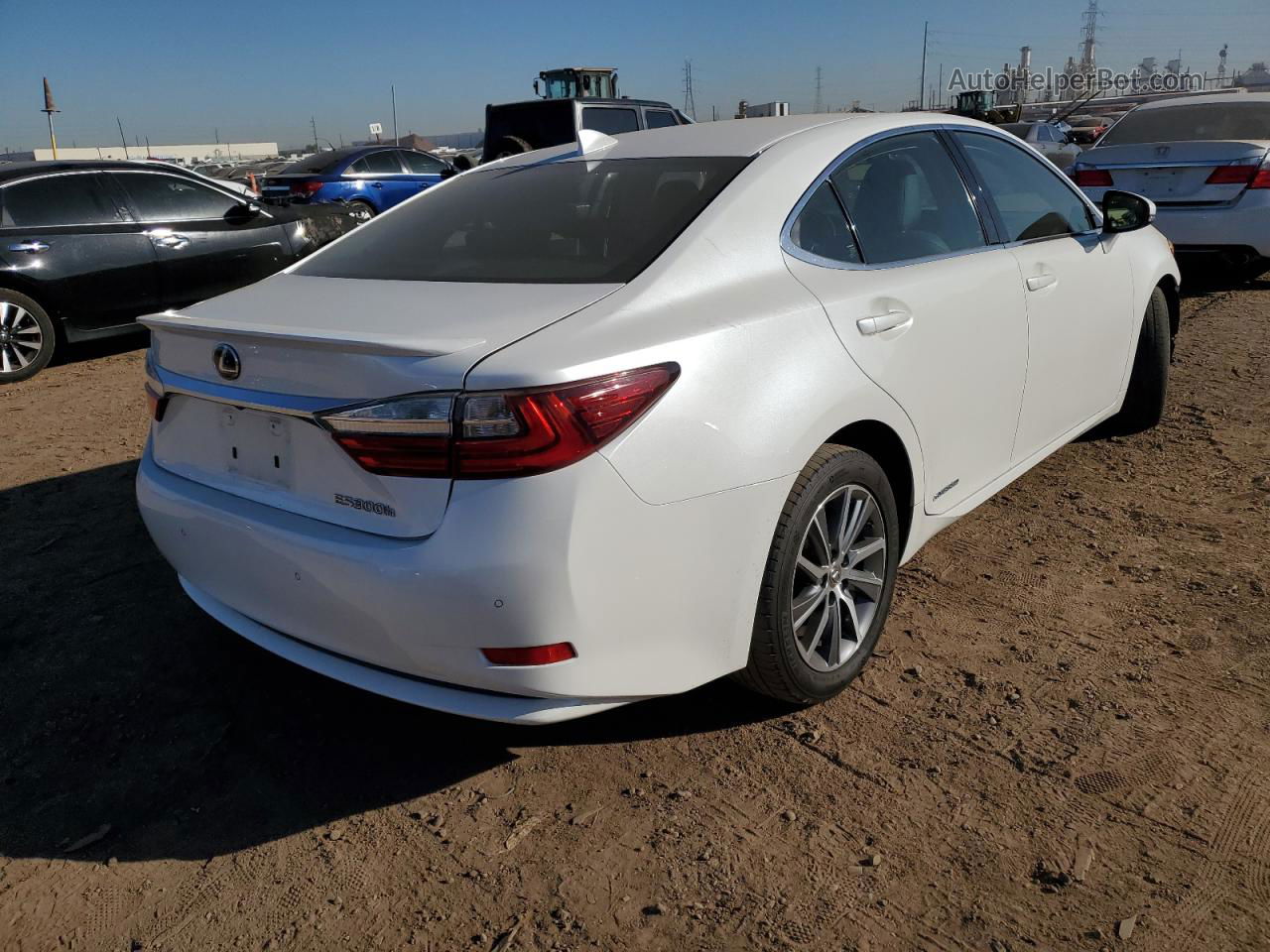 2016 Lexus Es 300h White vin: JTHBW1GG2G2109007