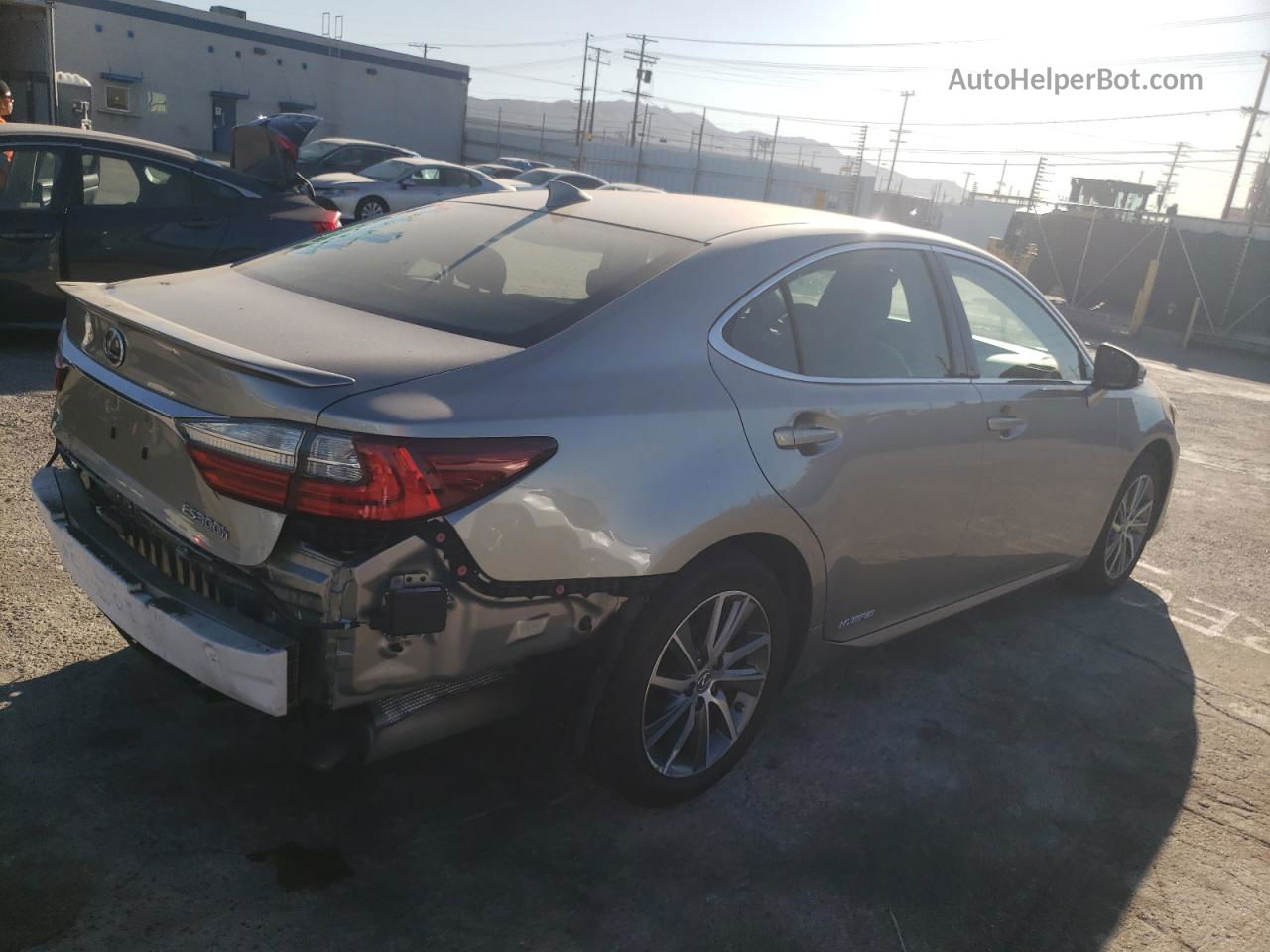 2016 Lexus Es 300h Gray vin: JTHBW1GG2G2114272