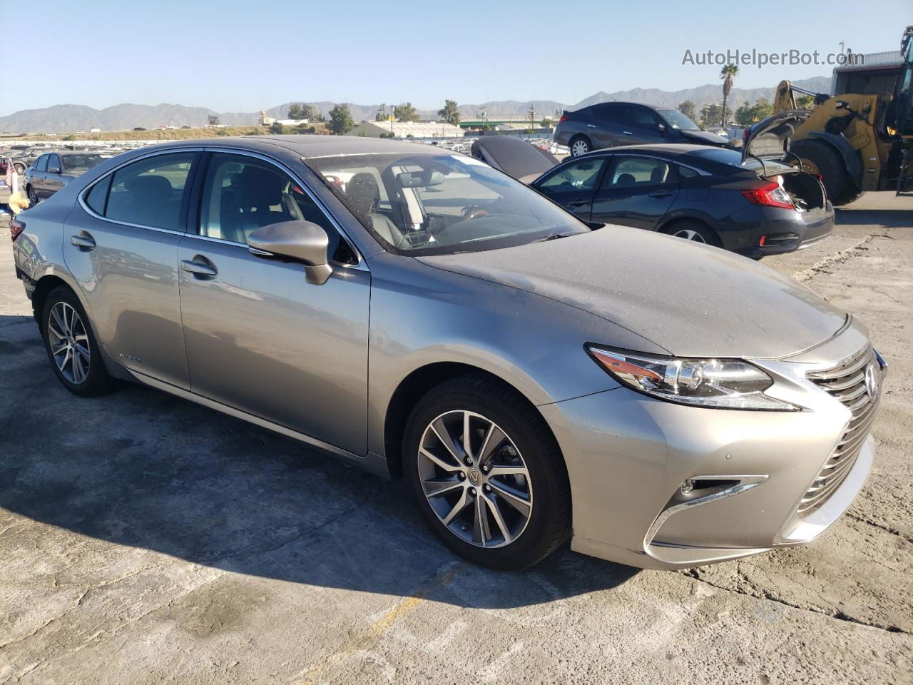 2016 Lexus Es 300h Gray vin: JTHBW1GG2G2114272