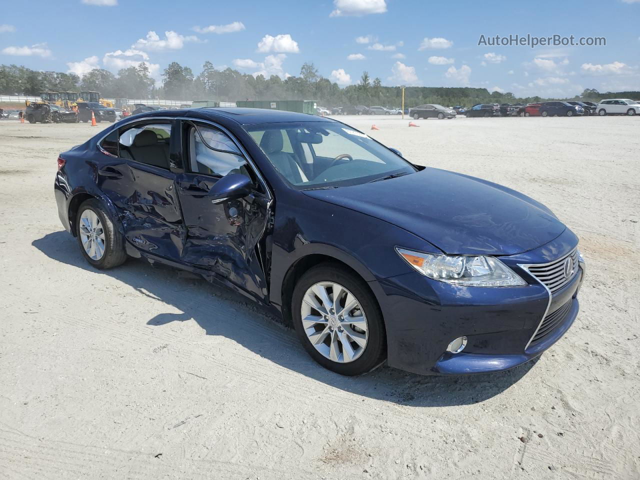 2013 Lexus Es 300h Blue vin: JTHBW1GG3D2004634