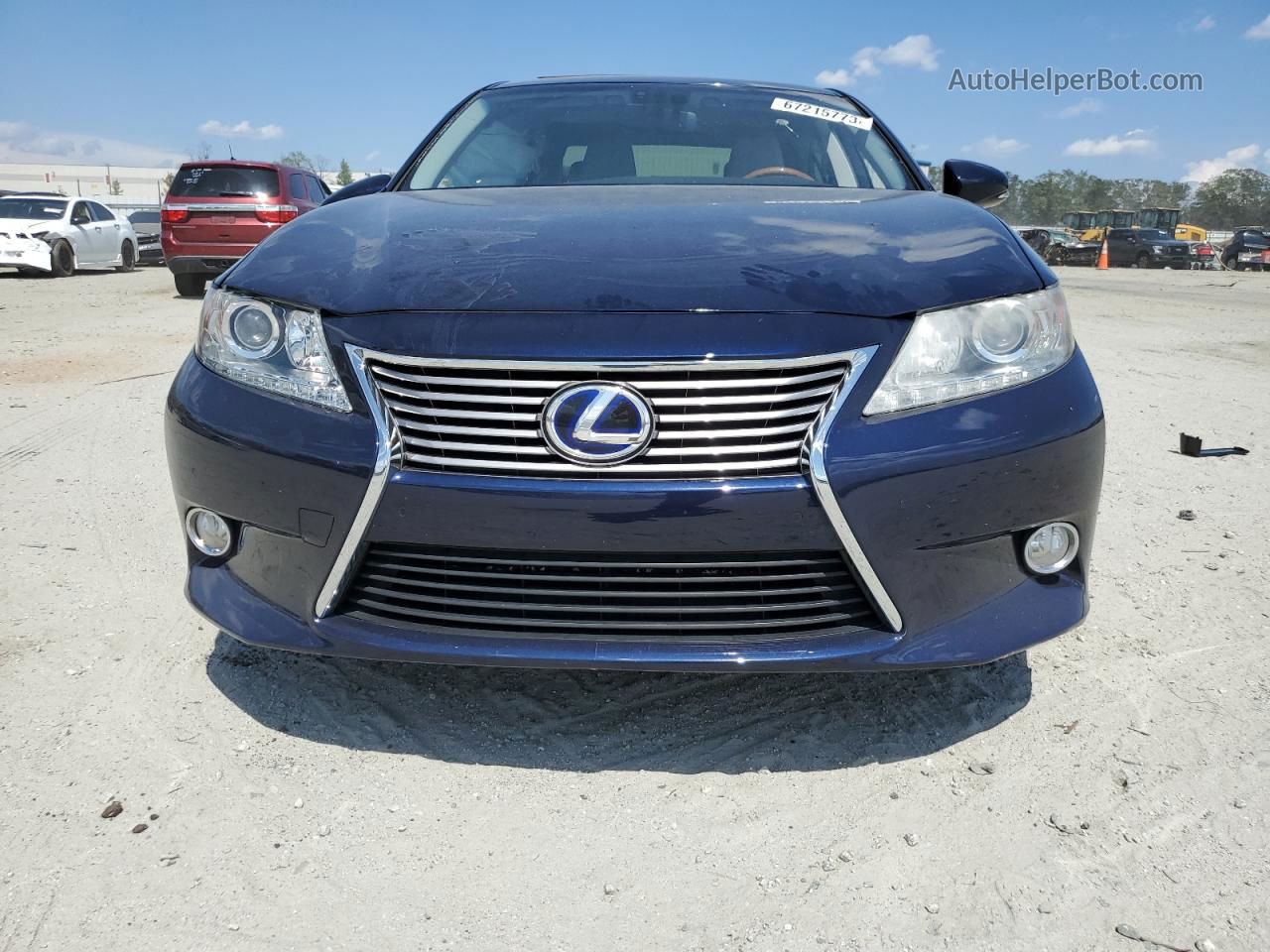 2013 Lexus Es 300h Blue vin: JTHBW1GG3D2004634